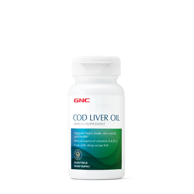 GNC Cod Liver Oil 30 Softgels