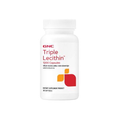 GNC Triple Lecithin 1200mg 30 Softgels  EXP.03/26