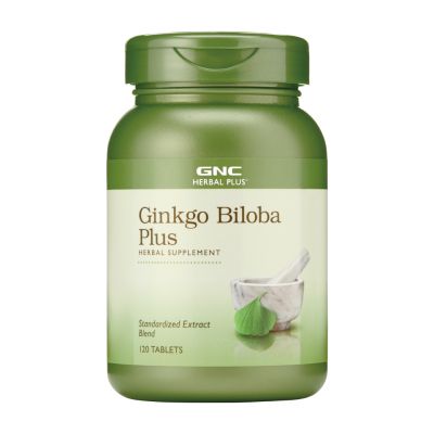 GNC Ginkgo Biloba Plus 120 Tablets