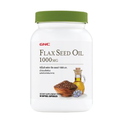 GNC Flax Seed Oil 1000mg 90 Softgels