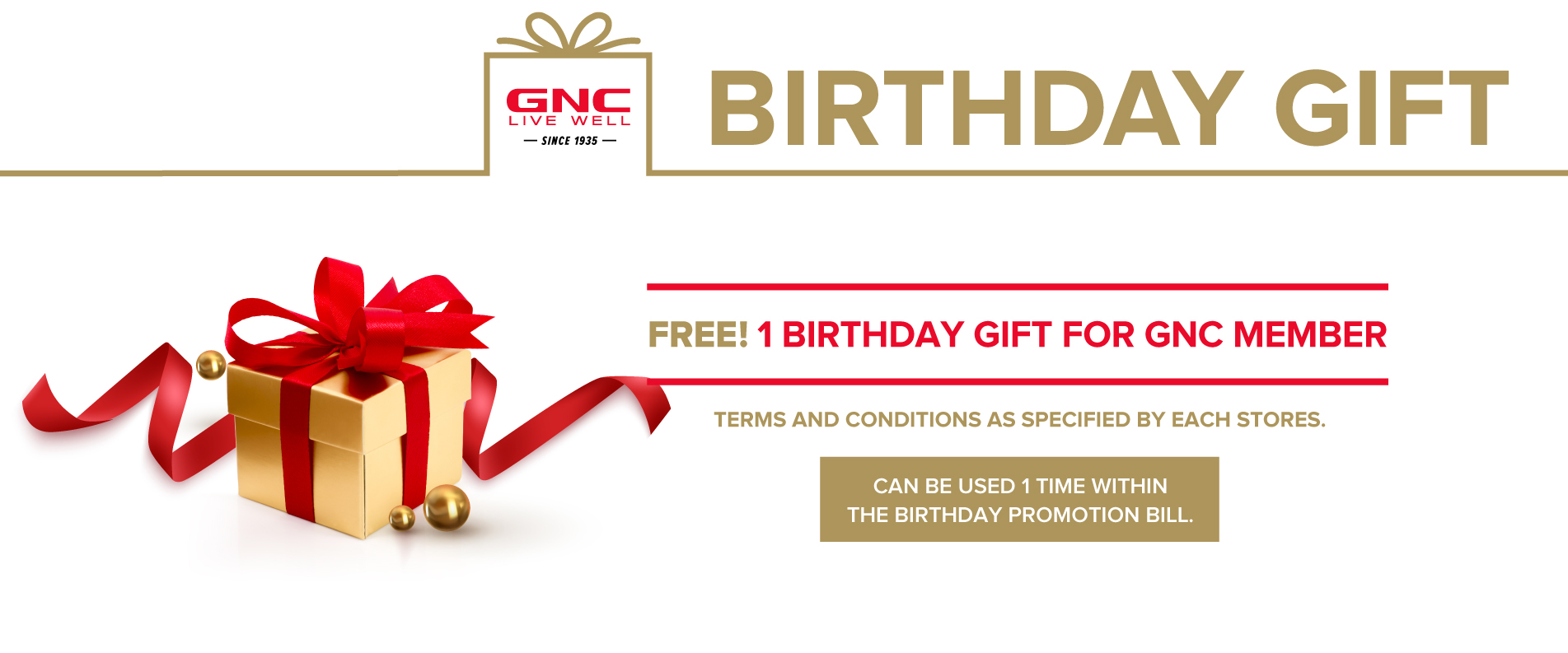 GNC BIRTHDAY GIFT